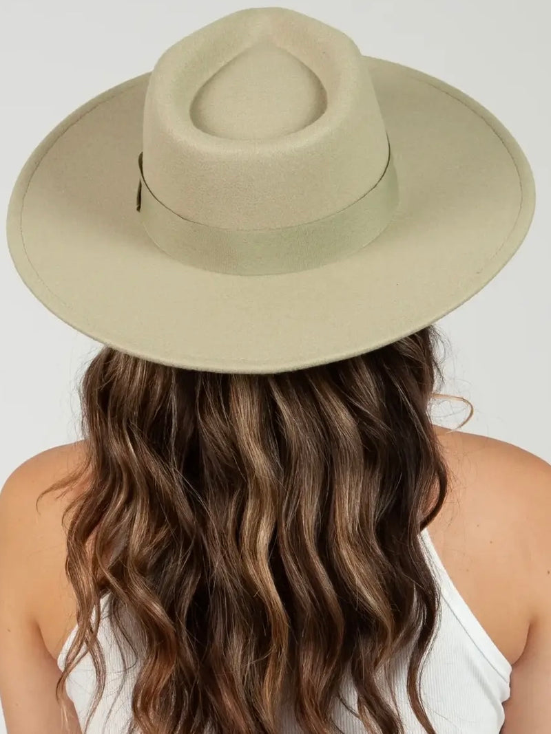 Ariel Vegan Felt Rancher Brim Hat
