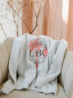 Cozy Luxa Beach Club Sweatshirt in Heather Fog