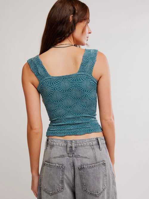 Love Letter Cami in Still Sea