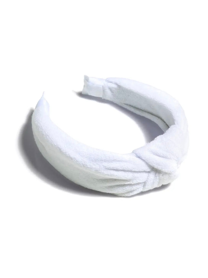 Terry Headband in White