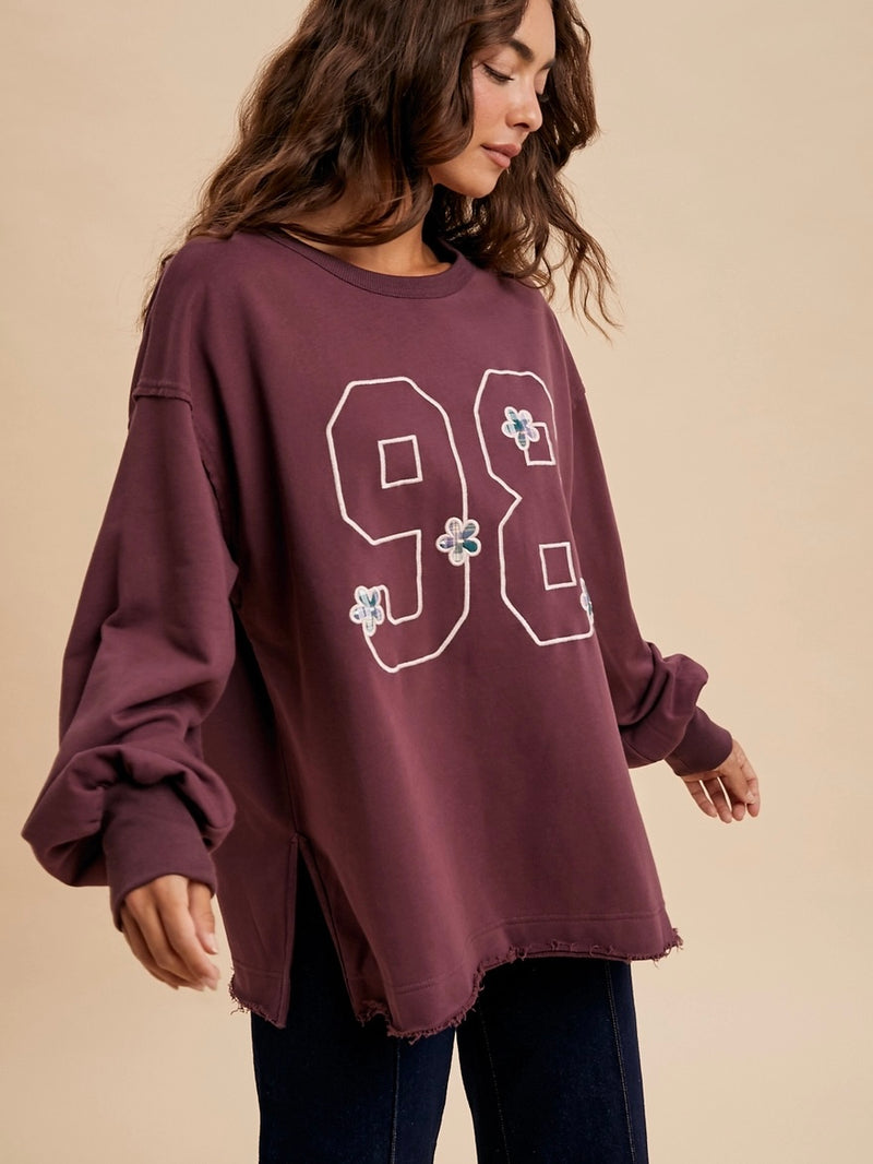 Oversized 98 Jersey Sweatshirt