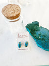 Turquoise Hexa Stud
