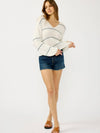 Summer Nights Blue Stripe Sweater
