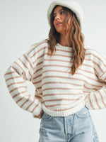 Winter Days Cozy Stripe Sweater