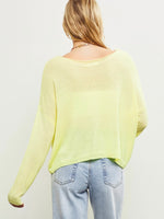 Keira Knit Sweater Top in Lime