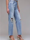 Ella High Rise Distressed Jeans