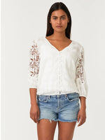 Crochet Lace Top in White