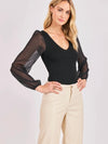 Sheer Sleeve Bodysuit