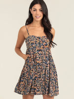 Dahlia Floral Mini Dress