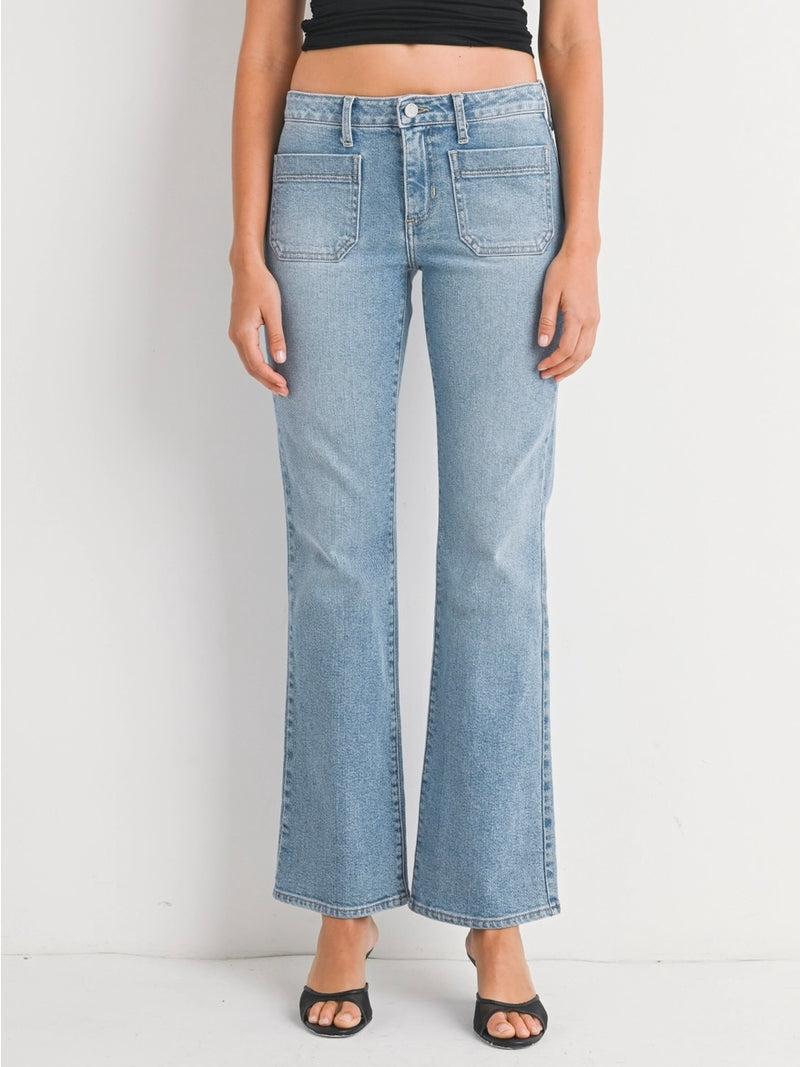 Mini Patch Pocket Bootcut