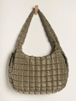 Quilted Carryall Bag in Seagrass