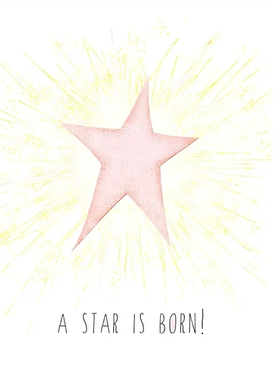 A Star Is Born Mini Card Pink