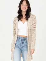 Hooded Cardigan Sweater in Ivory