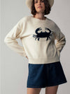 Crab Relaxed Knit Sweater