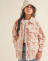 Luxa Little Pink Plaid Shacket