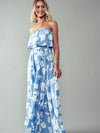 FINAL SALE Garden Party Blue Skies Maxi Dress