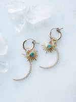 Rhinestone Moon Zircon Burst Huggy