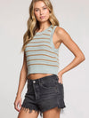 Crochet Sweater Tank in Sage