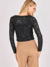 Stardom Lace Long Sleeve Top