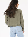 Washed Tencel Jacket in Olive