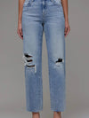 Ella High Rise Distressed Jeans