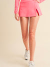 Flamingo Side Slit Skort