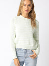 Sabrina Striped Sweater in Mint