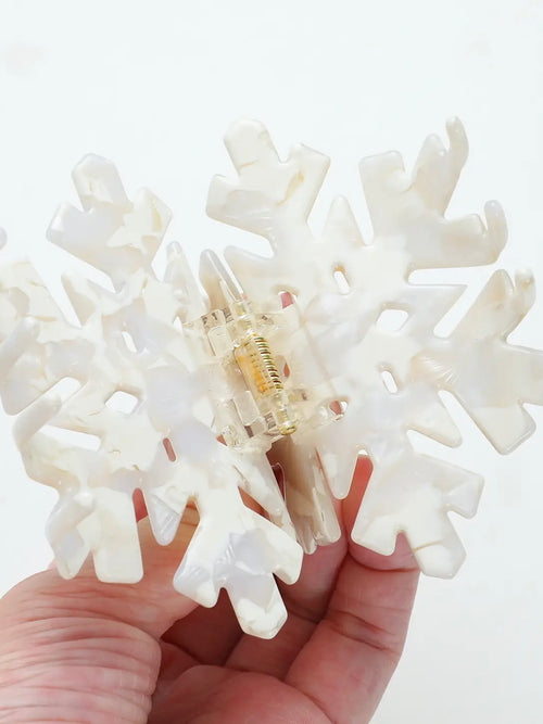 Snowflake Holiday Hair Clip