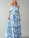 FINAL SALE Garden Party Blue Skies Maxi Dress