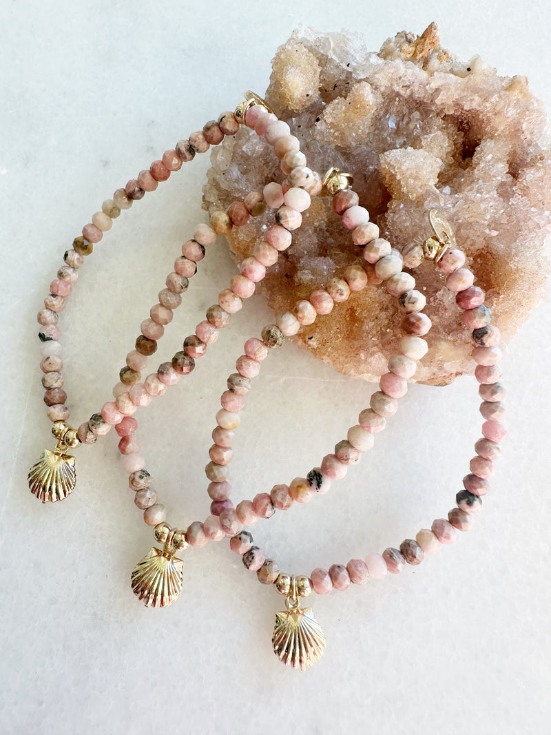 Rhodochrosite Shell Tess Stretch