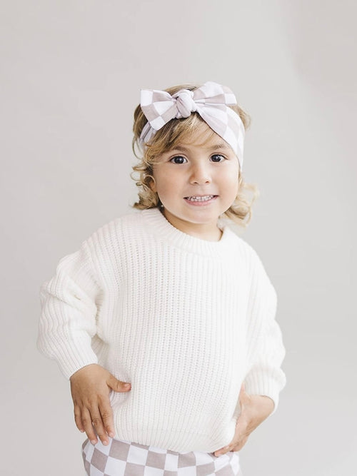 Luxa Little Knit Sweater in Milk