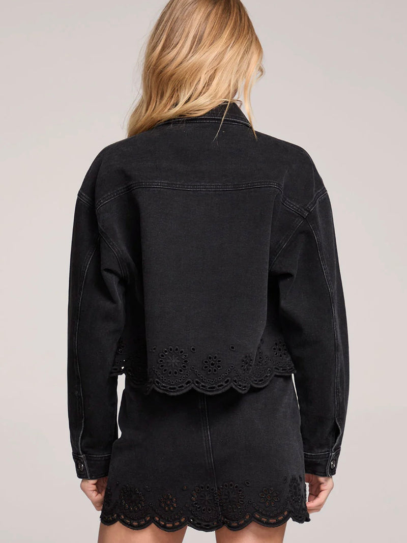 Perrin Jacket in Washed Black