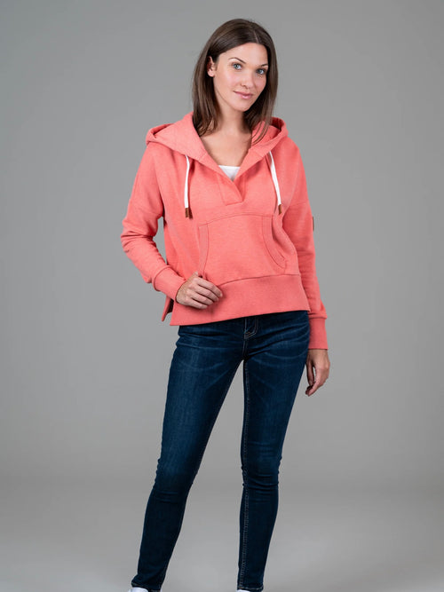 Aksu Hoodie in Coral