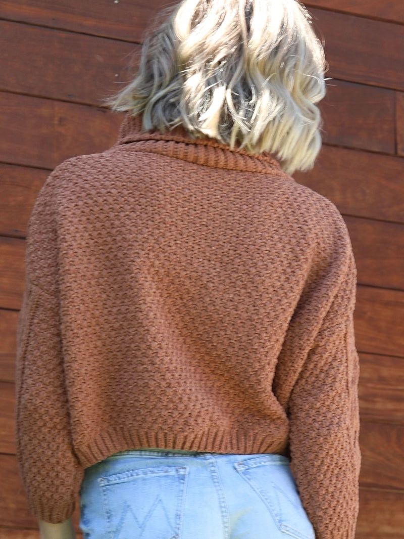 Fallen Leaves Chenille Sweater