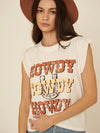 Howdy Garment-Washed Graphic Tee