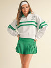 Tennis Club Pleated Skirt in Kelly Green