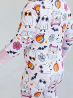 Luxa Little Retro Ghost Zip Romper