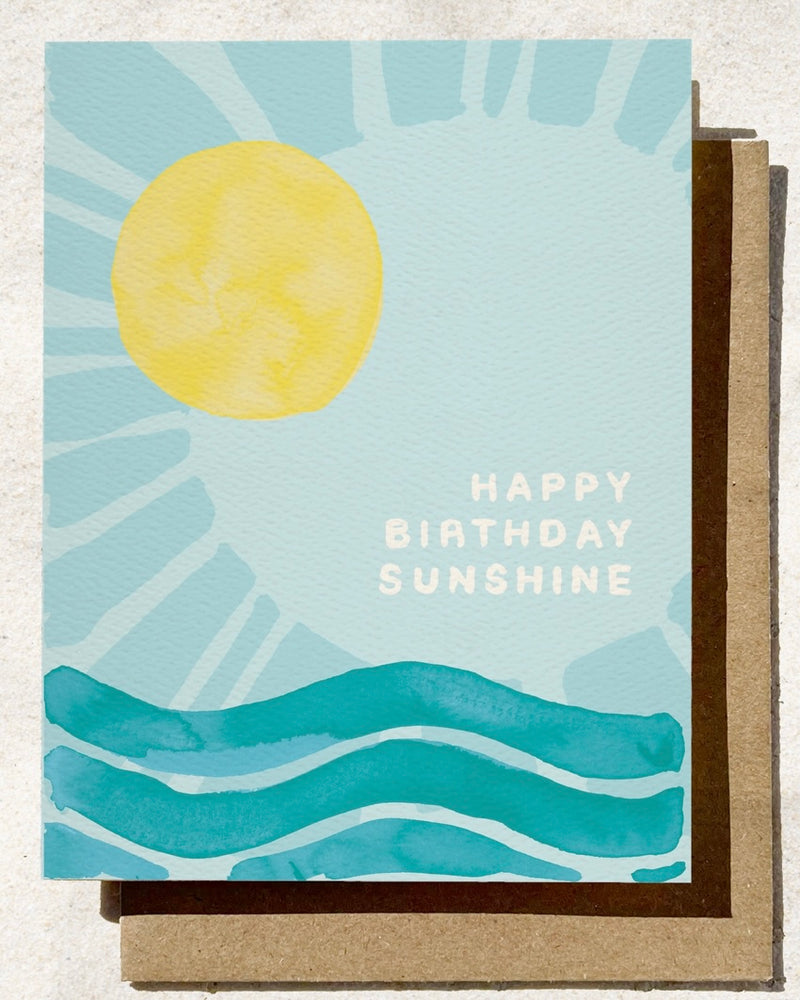 Happy Birthday Sunshine Card