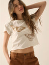 Butterfly Lettuce Edge Tee