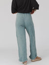 So Comfy Wide Leg Full Pant in Teal