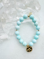 Blue Turquoise Sand Dollar Deka Stretch