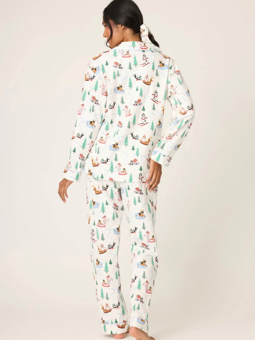 Sleigh All Day 3-Piece Flannel PJ Set