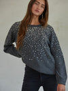 Sequin Silver Sparkle Sweater