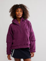 Wild And Free Fleece Pullover - Black Cherry