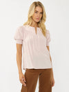 Puff Sleeve Blouse in Rose Water