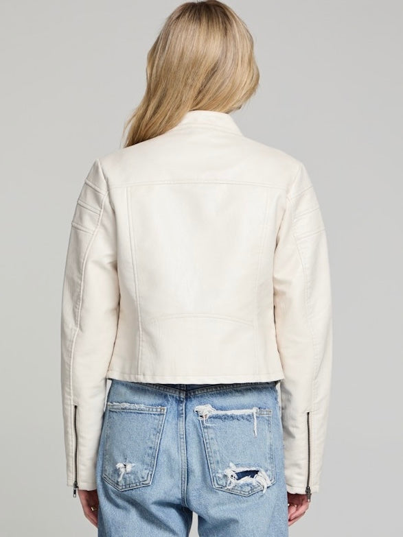 Solene Faux Leather Jacket