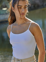 Basic Full Length Cami in White