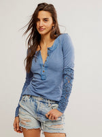 Summer Breeze Long Sleeve in Blue