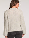 Bow Sweater in Heather Grey