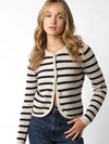 Gia Sweater in Natural Navy